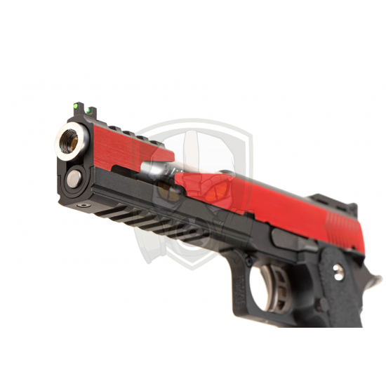 Hi-Capa 6 T-Rex Customs Titanium Barrel Full Metal GBB - Red -