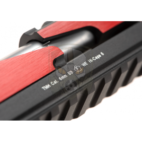 Hi-Capa 6 T-Rex Customs Titanium Barrel Full Metal GBB - Red -