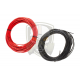Low Resistance Wire 2x 25m Black + Red