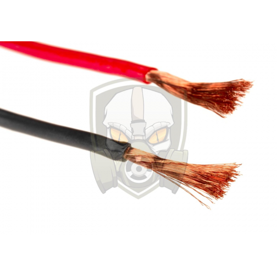 Low Resistance Wire 2x 25m Black + Red
