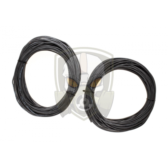 Low Resistance Wire 2x 25m Black