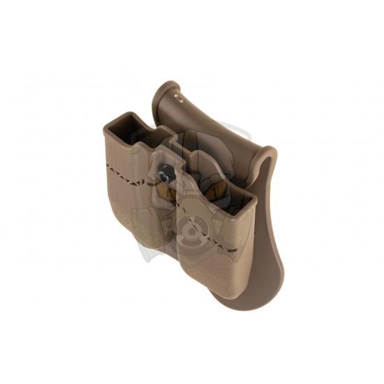 Double Mag Pouch for WE / KJW / KWA / TM 1911 - Dark Earth -