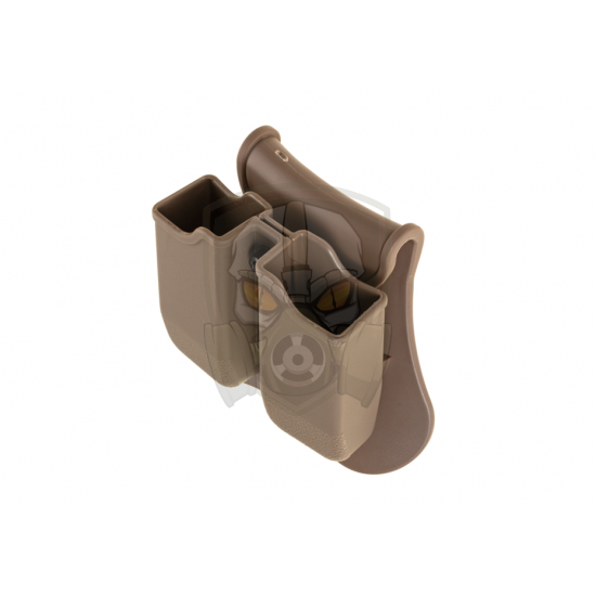Double Mag Pouch for WE / KJW / TM 17/19 - Dark Earth -