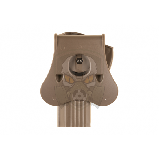 Paddle Holster for CZ 75 SP-01 - Dark Earth - 