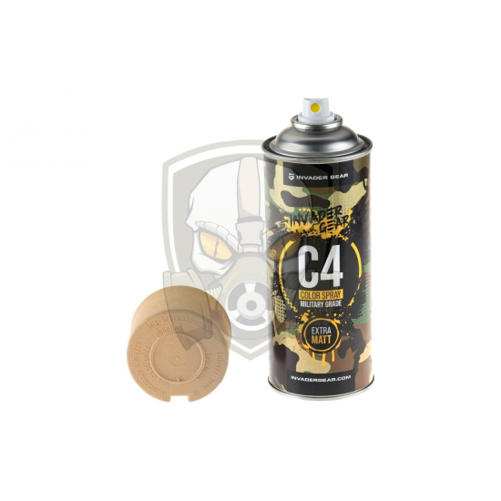 C4 Mil Grade Color Spray - Sand Beige -