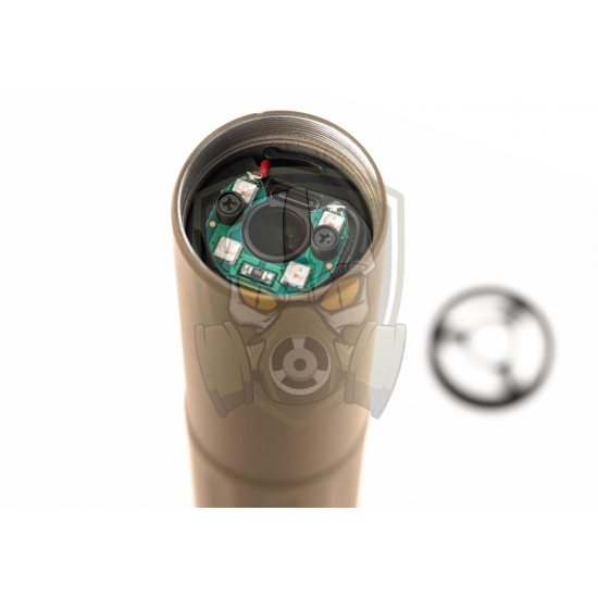 PTS Dead Air Sandman-L Mock Suppressor with Tracer - Dark Earth -