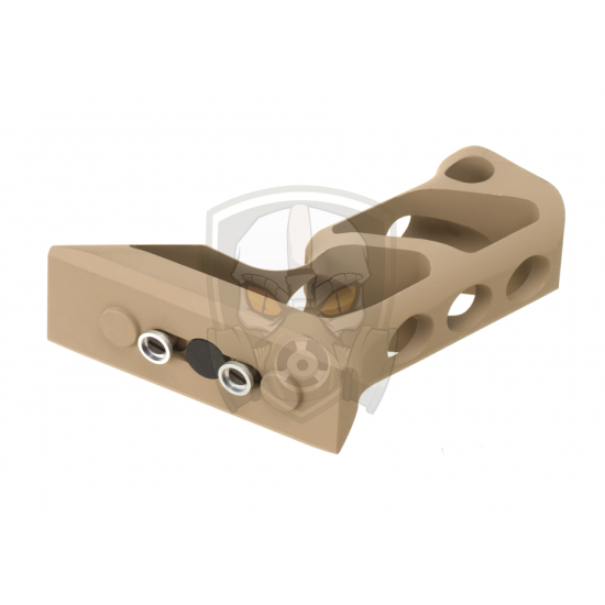 CNC Long Angled Grip for Keymod - Dark Earth -
