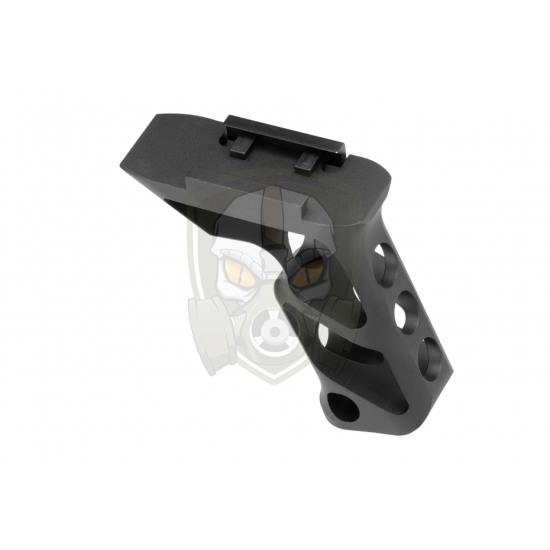 CNC Picatinny Long Angled Grip - Black -