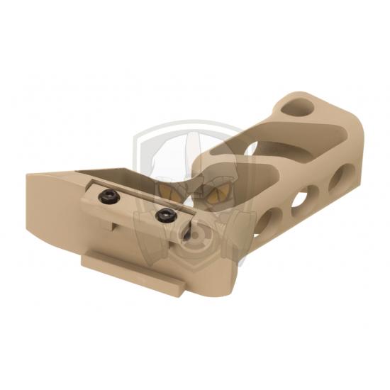 CNC Picatinny Long Angled Grip - Dark Earth -