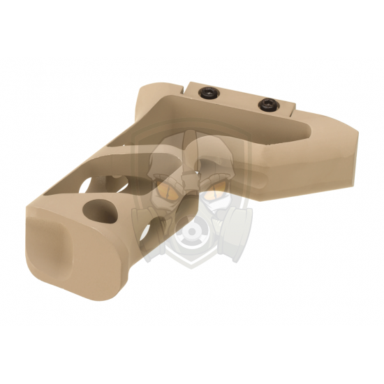 CNC Picatinny Long Angled Grip - Dark Earth -