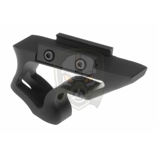CNC Picatinny Short Angled Grip - Black -