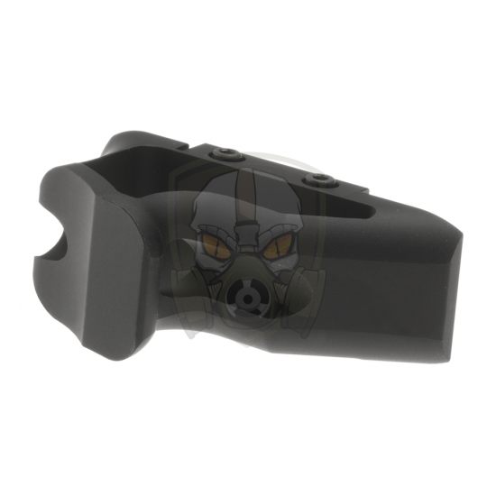 CNC Picatinny Short Angled Grip - Black -