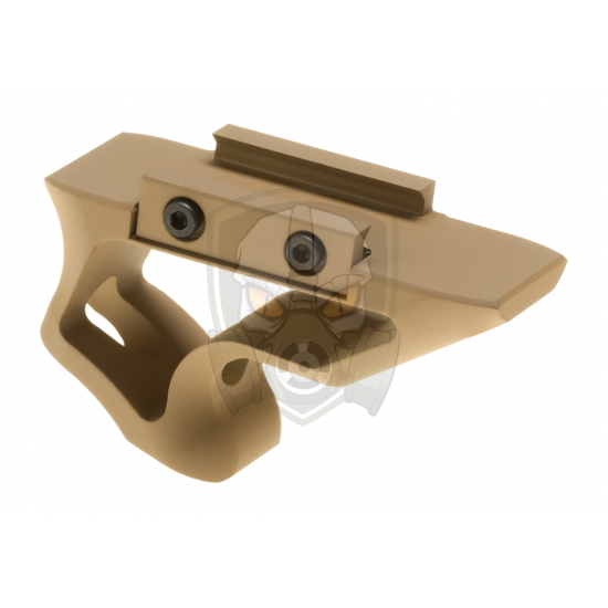 CNC Picatinny Short Angled Grip - Dark Earth -