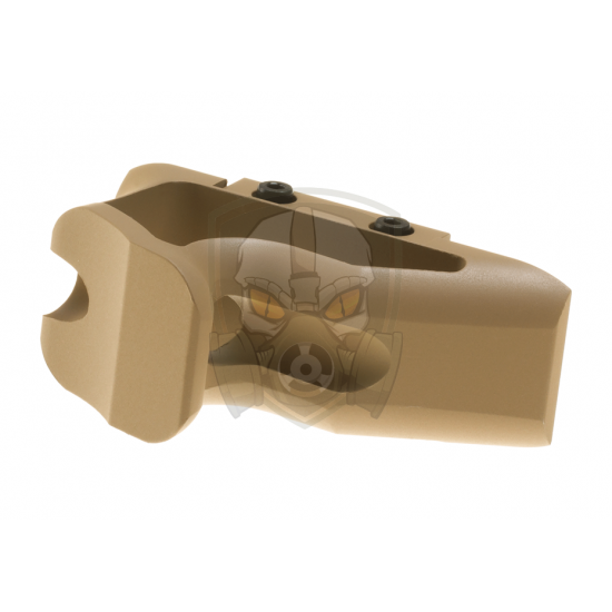 CNC Picatinny Short Angled Grip - Dark Earth -