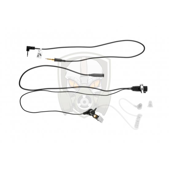 FBI Style Acoustic Headset Motorola 1-Pin Connector