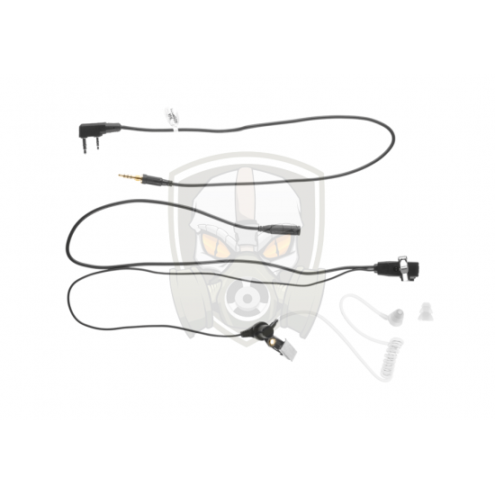FBI Style Acoustic Headset Kenwood Connector