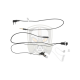 FBI Style Acoustic Headset Kenwood Connector