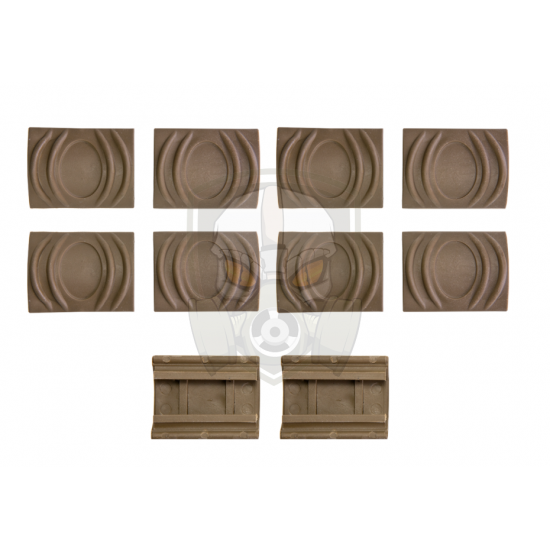 Rubber Rail Cover - Dark Earth -