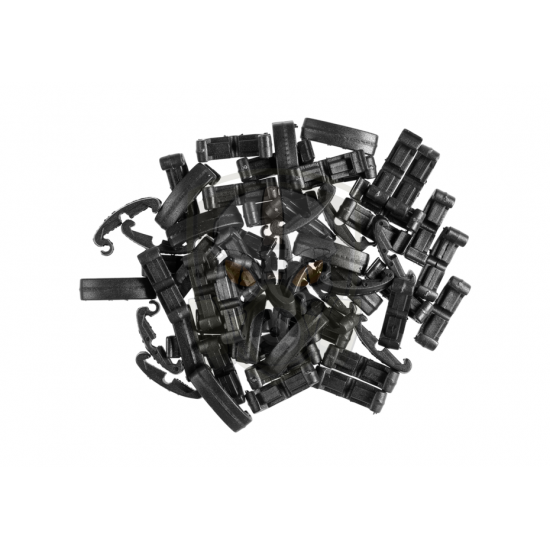 Index Clips 60pcs - Black -