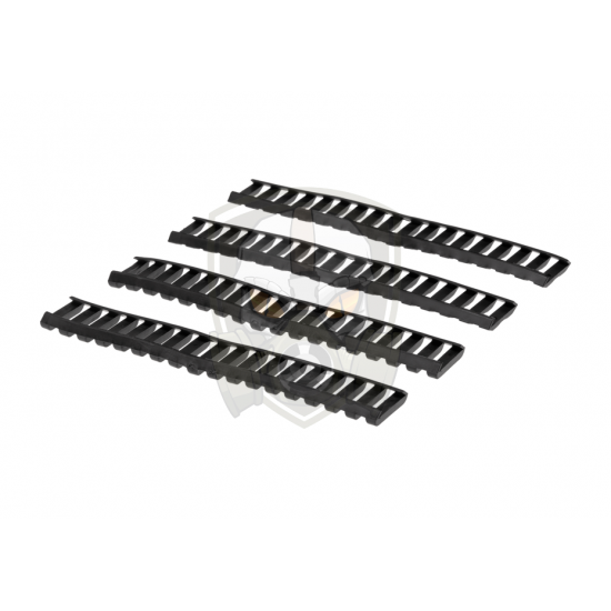 Ladder Rail Cover 18 Slots - Black -