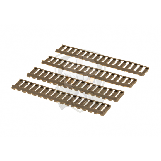 Ladder Rail Cover 18 Slots - Dark Earth -