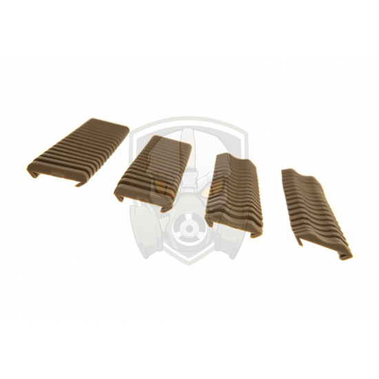 Ladder Rail Cover 18 Slots - Dark Earth -