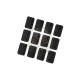Rail Covers 12pcs for M-LOK - Black -