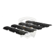Rail Covers 12pcs for M-LOK - Black -