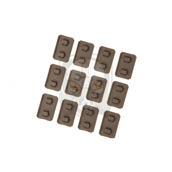 Rail Covers 12pcs for M-LOK - Dark Earth -