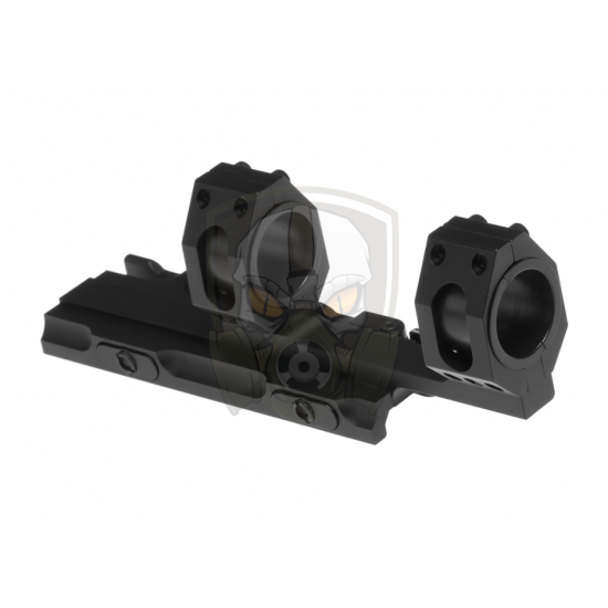 Tactical Top Rail Extended Mount Base 25.4mm / 30mm - Black -