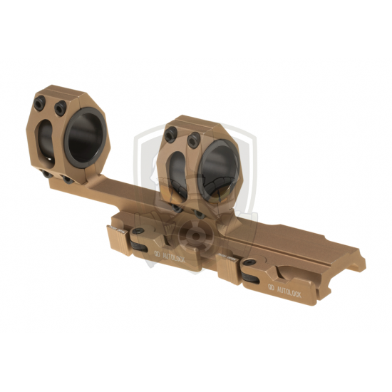 Tactical Top Rail Extended Mount Base 25.4mm / 30mm - Desert -