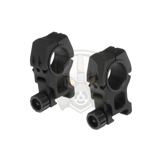 M10 Mount Rings 25.4mm / 30mm - Black -