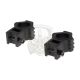 Top Rail 25.4mm / 30mm Mount Rings - Black -