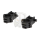 Top Rail 25.4mm / 30mm Mount Rings - Black -