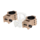 Top Rail 25.4mm / 30mm Mount Rings - Desert -