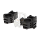 Tri-Side Rail 25.4mm / 30mm Mount Rings - Black -