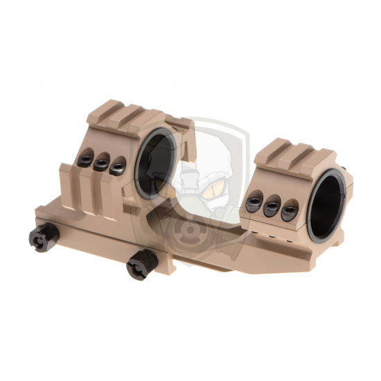 Tri-Side Rail 25.4mm / 30mm Mount Base - Desert -