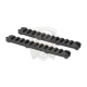 5 Inch M-LOK Plastic Rail 2-Pack - Black -