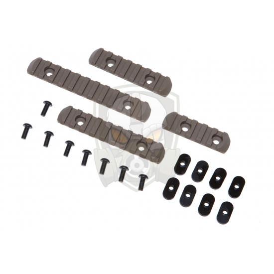 MPOE Polymer Rail Sections - Dark Earth -