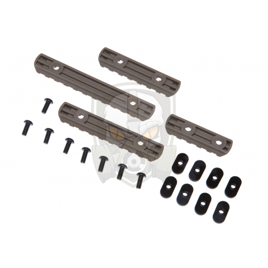 MPOE Polymer Rail Sections - Dark Earth -
