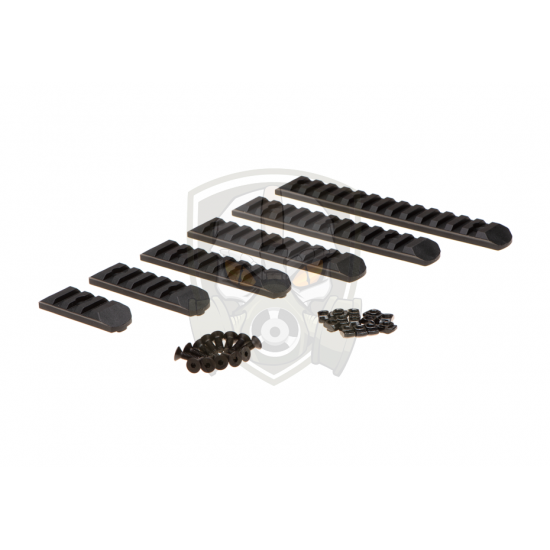 Rail Set 6-pack for Keymod & M-LOK - Black -