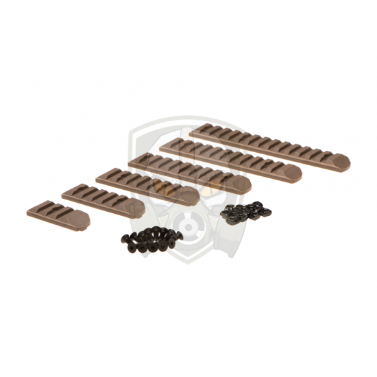 Rail Set 6-pack for Keymod & M-LOK - Dark Earth -