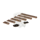 Rail Set 6-pack for Keymod & M-LOK - Dark Earth -