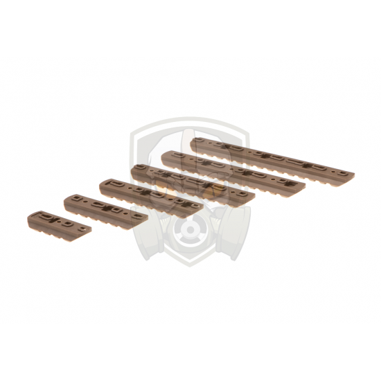 Rail Set 6-pack for Keymod & M-LOK - Dark Earth -