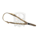One Point Elastic Support Sling Snap Hook - Coyote -