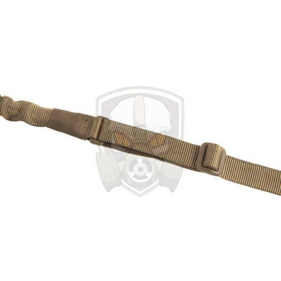 One Point Elastic Support Sling Snap Hook - Coyote -