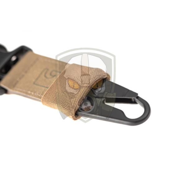 One Point T-End Sling Snap Hook - Coyote -