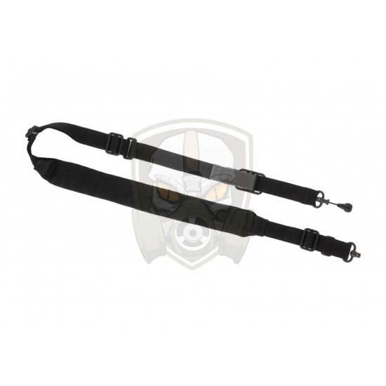 Vickers 221 Padded Sling RED Swivel - Black -