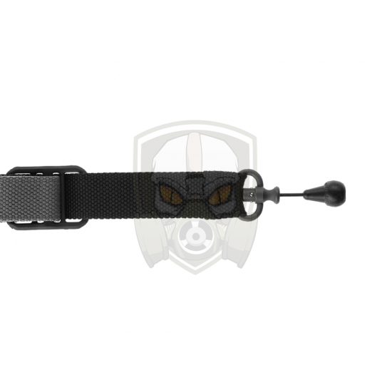 Vickers 221 Padded Sling RED Swivel - Black -