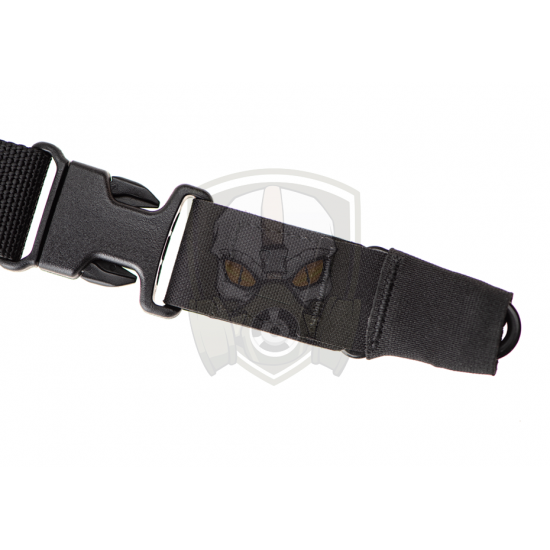 Sniper Rifle Sling Padded Snap Hook - Black -